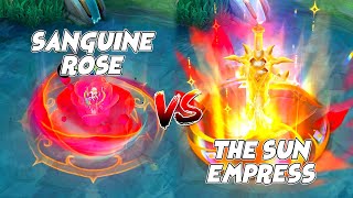 Vexana The Sun Empress Collector Skin VS Sanguine Rose Epic Skin [upl. by Suvart424]