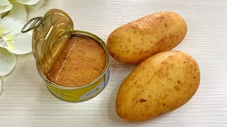 Ti servono TONNO e 2 PATATE per una cena veloce e gustosa ricette facili e veloci asmr [upl. by Assyli]