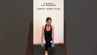 Curtsy Lunge Pulse strength strengthtraining toneup [upl. by Cindi]