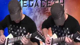 Megadeth Reckoning Day Guitar Solo Cover [upl. by Assetak]