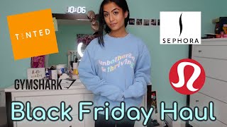 Black Friday Haul 2021 Gymshark Sephora and so much more [upl. by Belsky227]