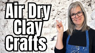 Easy Air Dry Clay Crafts for Beginners  DIY Tutorial [upl. by Rozalie53]