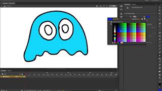 Simple character animation in Adobe Animate CC  part 01 [upl. by Nodarse828]