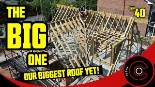 Our Biggest hand cut traditional roof  Episode 40 [upl. by Aelaza]