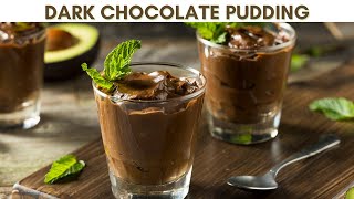 Vegan Avocado Chocolate Pudding Recipe [upl. by Wesle]