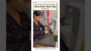 Easy Neck Patti Cutting amp Stitching  DIY Tutorial sewing diy tutorial diyneckdesigns design [upl. by Riebling962]