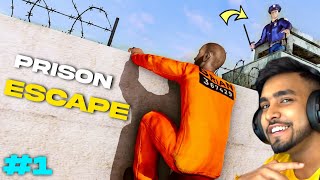 ESCAPING FROM JAIL  PRISON ESCAPE GAMEPLAY 1 [upl. by Selfridge]