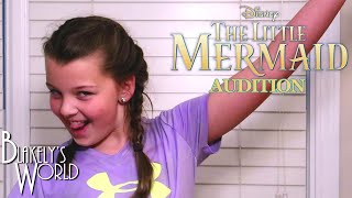 Auditioning for Little Mermaid  Blakely Bjerken VLOG [upl. by Astraea865]