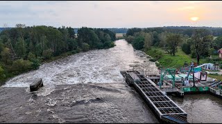 Hochwasser in der Lausitz  Neiße [upl. by Jacquetta306]