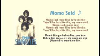 The Shirelles  Mama Said sub [upl. by Orimar]