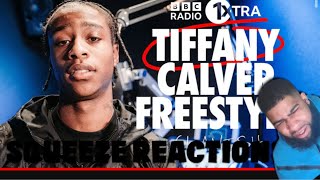 Clavish  Tiffany Calver Freestyle  Squeeze Reactions [upl. by Cesaro]