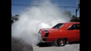 1970 Dodge Dart Swinger Burnout [upl. by Georgine435]