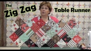 Zig Zag Charm Pack Table Runner [upl. by Amil701]