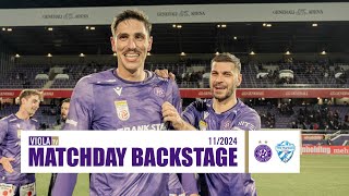 Matchday Backstage Austria Wien  TSV Hartberg 10 112024 faklive Veilchen ViolaTV [upl. by Newbold701]