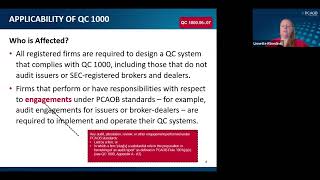 A Firms System of Quality Control An Overview of QC 1000 [upl. by Madel]