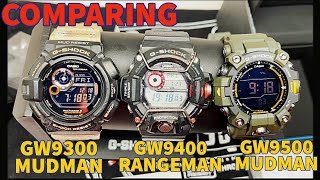 Comparing NEW Mudman GW9500  Rangeman GW9400 amp the MUDMAN GW9300  Specs Features Size amp more [upl. by Elonore]