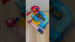 Satisfying Marble Run Race ASMR ✨118 🔴🔵🟡 [upl. by Goebel]