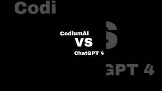 CodiumAI VS ChatGPT 4 trending coding chatgpt codiumAishortviralshortsvideoai [upl. by Endres]