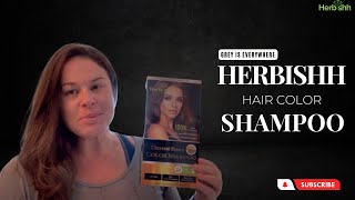 Unleashing the power of Herbishh Chestnut Brown Hair Color Shampoo Tracys journey  Herbishh [upl. by Attenweiler]