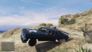 GTA 5 Car Crashes Mount Chiliad  Declasse Vamos [upl. by Beekman239]