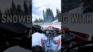 Snowboarding with a Motor [upl. by Janie]