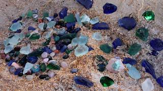 Millions of Crystal and Gemstone by Sand Storm at Ocean  Found Crystal and Gemstone on the Sand [upl. by Sidoeht]