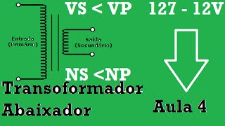 Transformador monofásico  tipo abaixador [upl. by Booth297]