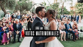 Nuestros votos matrimoniales amp Anillos de novios [upl. by Kacerek]