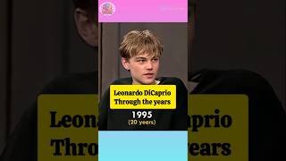 Leonardo DiCaprio through the years celebrities movie celebrity celebrityscoop shortsviral [upl. by Durstin]