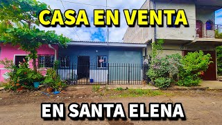 SE VENDE CASA en COLONIA SAN EMILIO de SANTA ELENA Usulutan El Salvador [upl. by Showker]