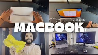 MACBOOK AIR M1 2020 CINZA ESPACIAL UNBOXING  ACESÓRIOS DA SHOPEE [upl. by Yznel]