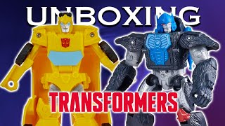 BUMBLEBEE amp OPTIMUS PRIMAL 🚚🐯  UNBOXING TRANSFORMERS [upl. by Ahsiled98]