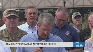 This storm spared no one  Georgia Gov Brian Kemp gives update on victims of Helene [upl. by Kimmi]