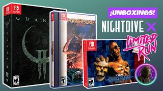 ¡3 Unboxings Épicos de Nightdive Studios Quake II Shadow Man y PowerSlave [upl. by Nemzaj543]