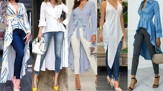 BLUSAS LARGAS BLUSONES Y MAXIBLUSAS LOOKS Y OUTFITS [upl. by Nnyleve]