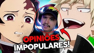 DISCORDEI 6 OPINIÕES POLÊMICAS sobre ANIME  Cronosfera [upl. by Aicelef]