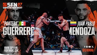 Guerrero vs Mendoza ¡Fight of the night SFN07 [upl. by Erkan940]