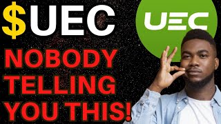 UEC Stock Uranium Energy stock UEC STOCK PREDICTION UEC STOCK Analysis UEC stock news today [upl. by Ecile]