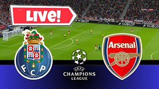 🔴 FC Porto vs Arsenal  UEFA Champions League 202324  eFootball PES 21 [upl. by Kcirb]