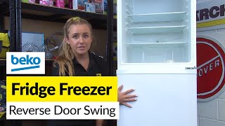 STOP Struggling with Your Beko Fridge Freezer Door Swing and Try This [upl. by Yrahcaz335]