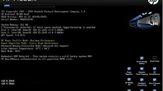 Setting high performance on a HP Proliant DL380 G9 [upl. by Duston822]