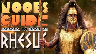 NOOBS GUIDE to RHESUS  A TOTAL WAR SAGA Troy [upl. by Imuya925]