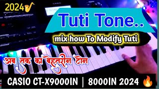 How To Modify mix Tuti Korg Roland Type  Casio CTX 9000in amp 8000in [upl. by Jair]