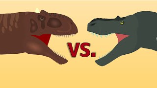 Rajasaurus Vs Gorgosaurus animation battle S2Ep1  2022 [upl. by Eslehc]