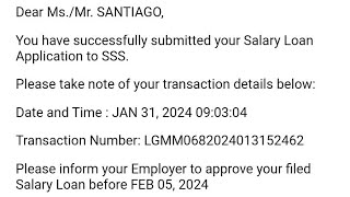 SSS SALARY LOAN APPLICATION 2024 How to apply Salary Loan in SSS 2024 [upl. by Rolyab786]