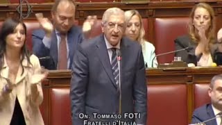 TOMMASO FOTI quotOGGI È UN GRANDE GIORNO IL BUON LAVORO DI FITTO SARÀ PER LITALIA INTERAquot [upl. by Laroc]