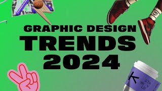 Graphic Design Trends 2024 18 Styles Explained [upl. by Ainuj192]