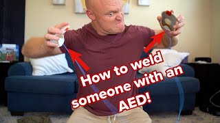 How to weld someone with an AED [upl. by Otrebide]