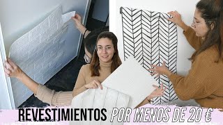 ¿¡REVESTIMIENTOS POR MENOS DE 20€ 😱 Ladrillos papel pintado Acuarela Aliexpress super Haul AD [upl. by Janina]