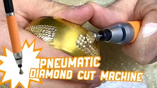 PNEUMATIC DIAMOND CUT MACHINE for Goldsmiths [upl. by Saimerej]